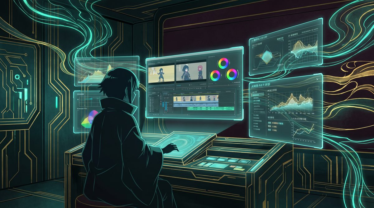 高清3D动漫 AI视频剪辑技术